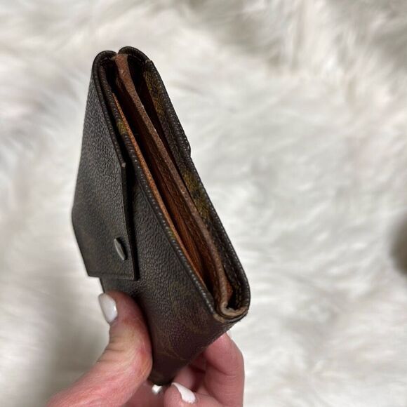 Louis Vuitton Authentic VTG Monogram Portomone Bier Cult Credit Trifold Wallet - Picture 12 of 12